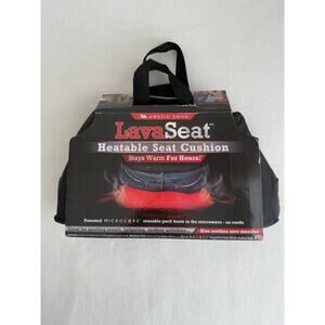 NWT Arctic Zone Lava Seat Heatable Seat Cushion Microwave Reusable Pack Cools